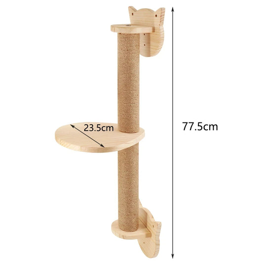 Premium Wall-Mounted Cat Climbing Shelves Set