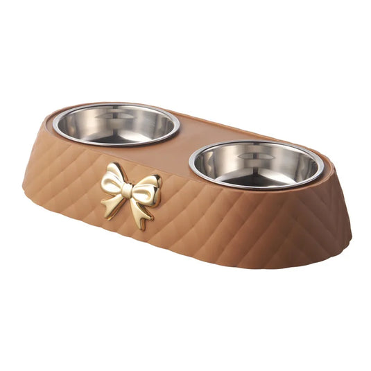 Double Pet Bowl Set – Stainless Steel Feeder