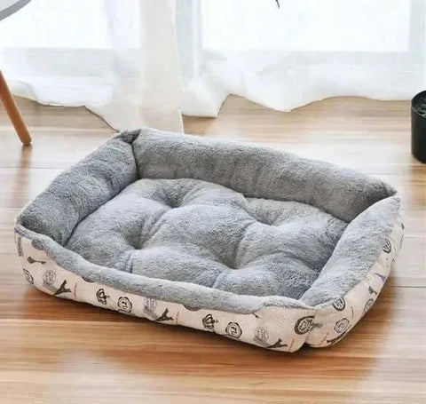 Warm Bone Pet Dogs Bed Cozy Cotton Nest Bed