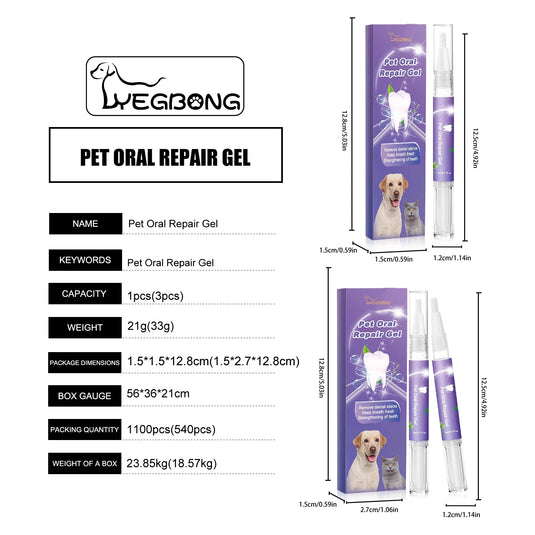 Pet Oral Repair Gel – Bad Breath & Tartar