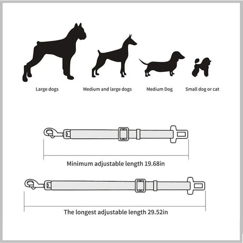 Premium Pet Safety Car Belt