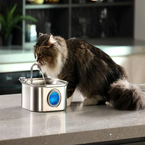 Premium Smart Pet Water Fountain - 3.2L Visual Monitoring System