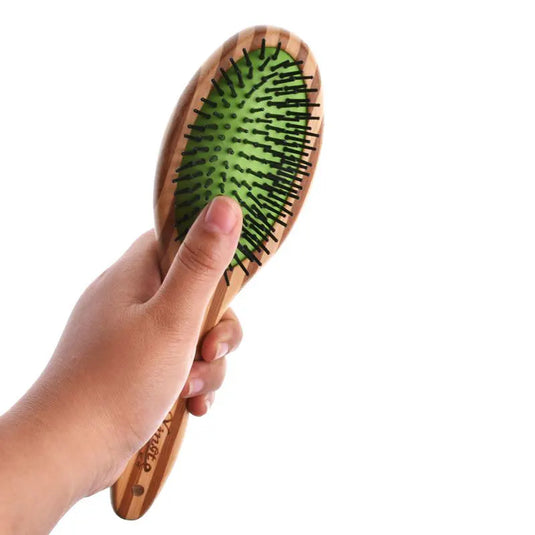 Sustainable Wood & Stainless Steel Pet Grooming Set