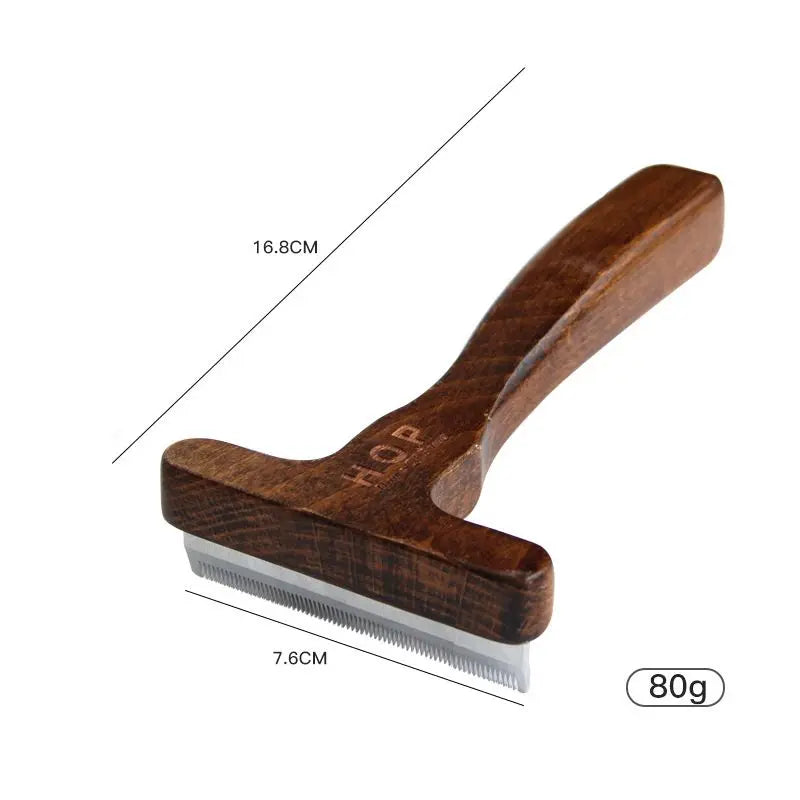 Load image into Gallery viewer, Sustainable Wood &amp; Stainless Steel Pet Grooming Set
