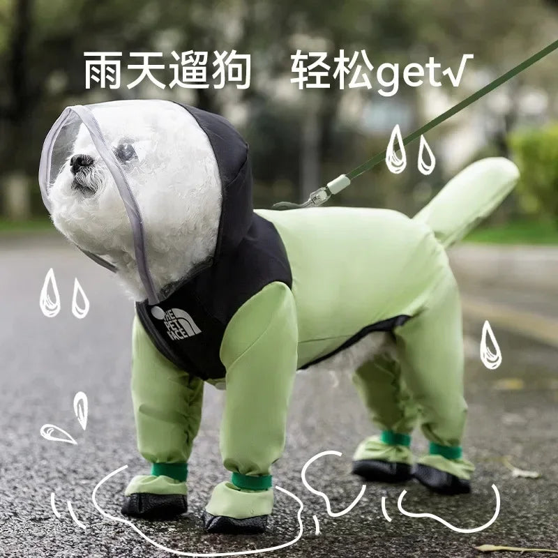 Load image into Gallery viewer, Waterproof Reflective Raincoat for Small Dogs
