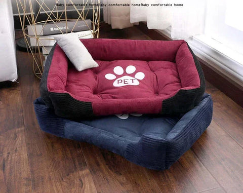 Warm Bone Pet Dogs Bed Cozy Cotton Nest Bed