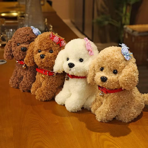 Realisti Robot Puppy Dog Robot Like Real Plush Simulation Smart Dog Children Toy Electric Robot Pet Doll Toddler Christmas Gift