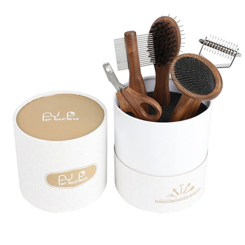 Wood Pet Grooming Kit & Natural Nail Care