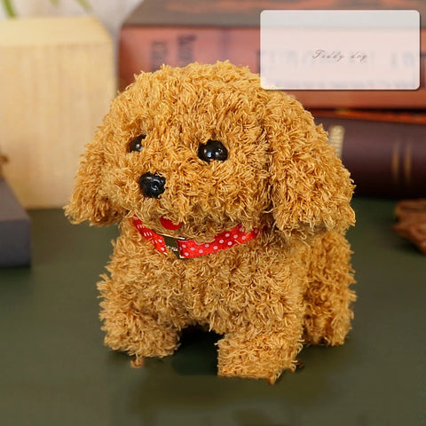 Realisti Robot Puppy Dog Robot Like Real Plush Simulation Smart Dog Children Toy Electric Robot Pet Doll Toddler Christmas Gift