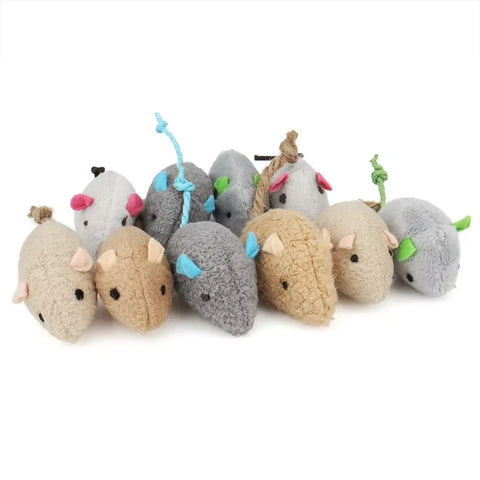 Catnip Mouse Toy Set 3-10 Pcs