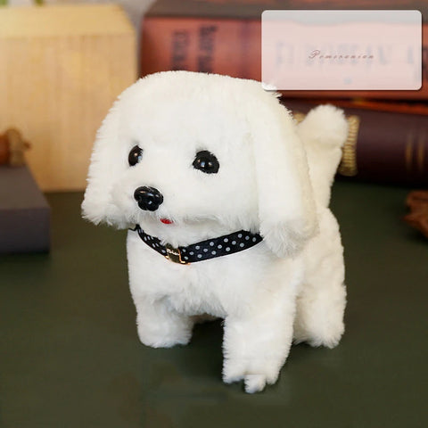 Realisti Robot Puppy Dog Robot Like Real Plush Simulation Smart Dog Children Toy Electric Robot Pet Doll Toddler Christmas Gift