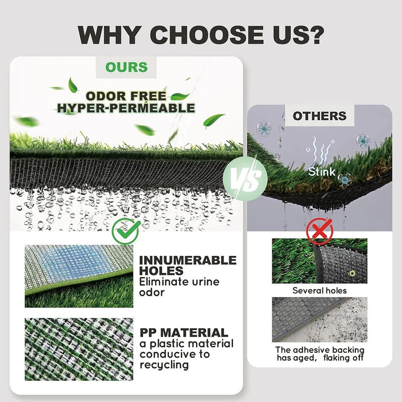 Load image into Gallery viewer, Odor-Resistant Artificial Grass Potty Pad
