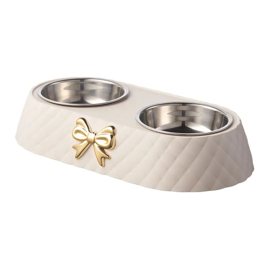 Double Pet Bowl Set – Stainless Steel Feeder
