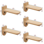Wall Mounted Cat Climbing Shelves Wooden Hammock Tree Tower with Scratching Ladder