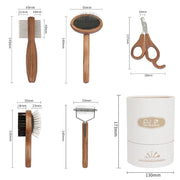 Wood Pet Grooming Kit & Natural Nail Care