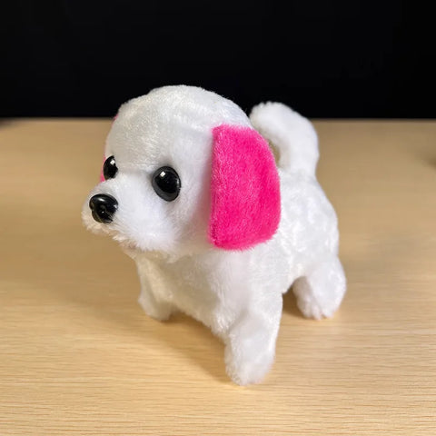 Realisti Robot Puppy Dog Robot Like Real Plush Simulation Smart Dog Children Toy Electric Robot Pet Doll Toddler Christmas Gift