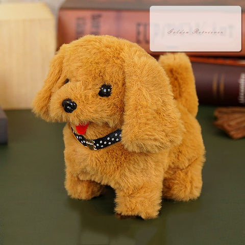 Realisti Robot Puppy Dog Robot Like Real Plush Simulation Smart Dog Children Toy Electric Robot Pet Doll Toddler Christmas Gift