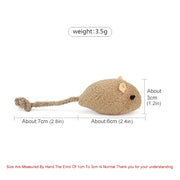 Catnip Mouse Toy Set 3-10 Pcs