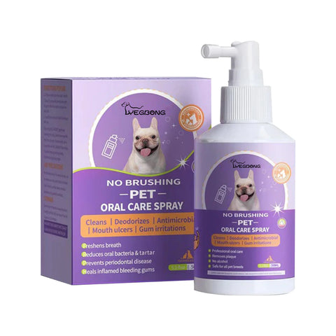 Pet Dental Spray: Fresh Breath and Sparkling Teeth for Dogs and Cats!