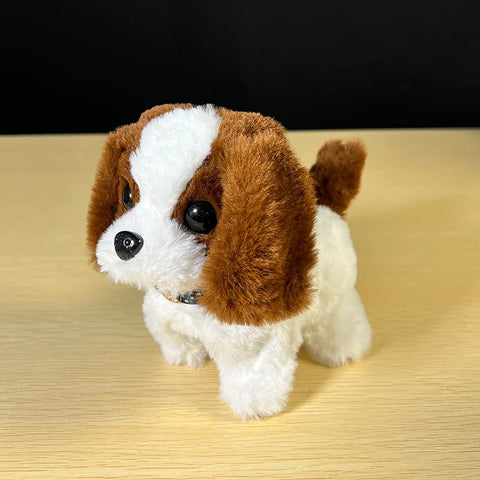 Realisti Robot Puppy Dog Robot Like Real Plush Simulation Smart Dog Children Toy Electric Robot Pet Doll Toddler Christmas Gift