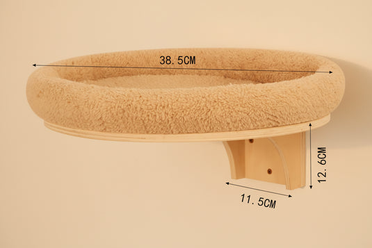 Wall Mounted Wooden Cat Space Bed
