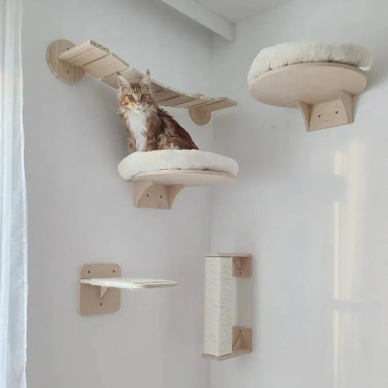 Load image into Gallery viewer, Ultimate Wall-Mounted cat playground
